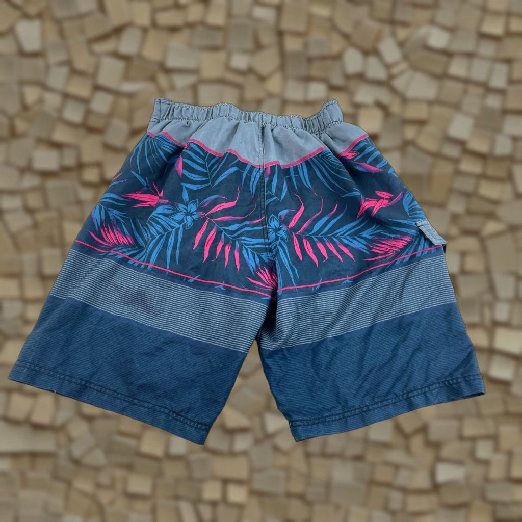 Vintage Ocean Current Shorts, Men's Size Medium, Ocean Current, Swim Trunks, Lined, Blue Pink, Trunks, Medium, Blue Pink, Mens, Swim Bottom Style: Trunks Size US 31 - 1 Thumbnail
