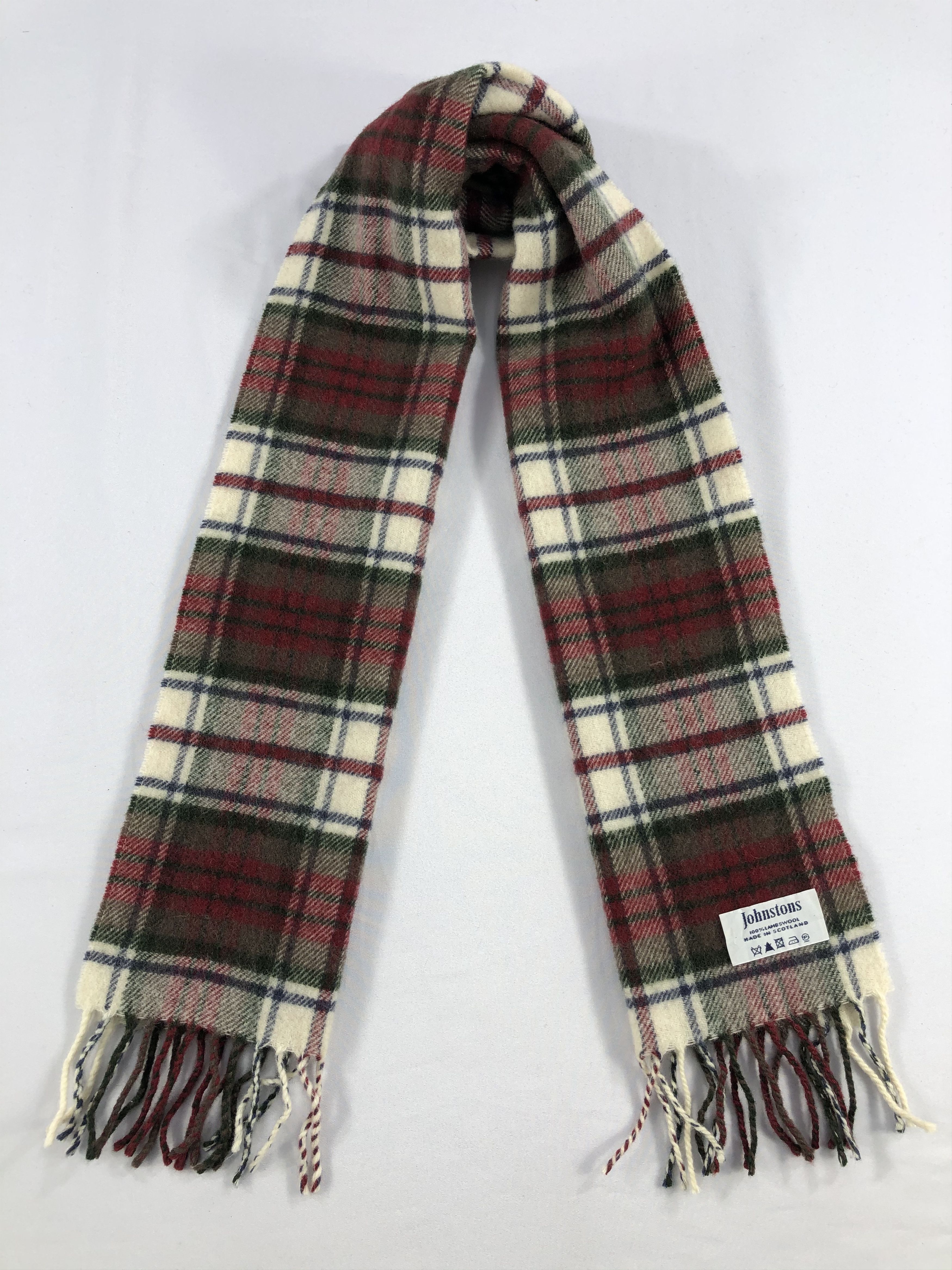 Johnstons Of Elgin Vintage Johnstons Scarf/Muffler/Neckwear MF1731 Size ONE SIZE - 1 Thumbnail
