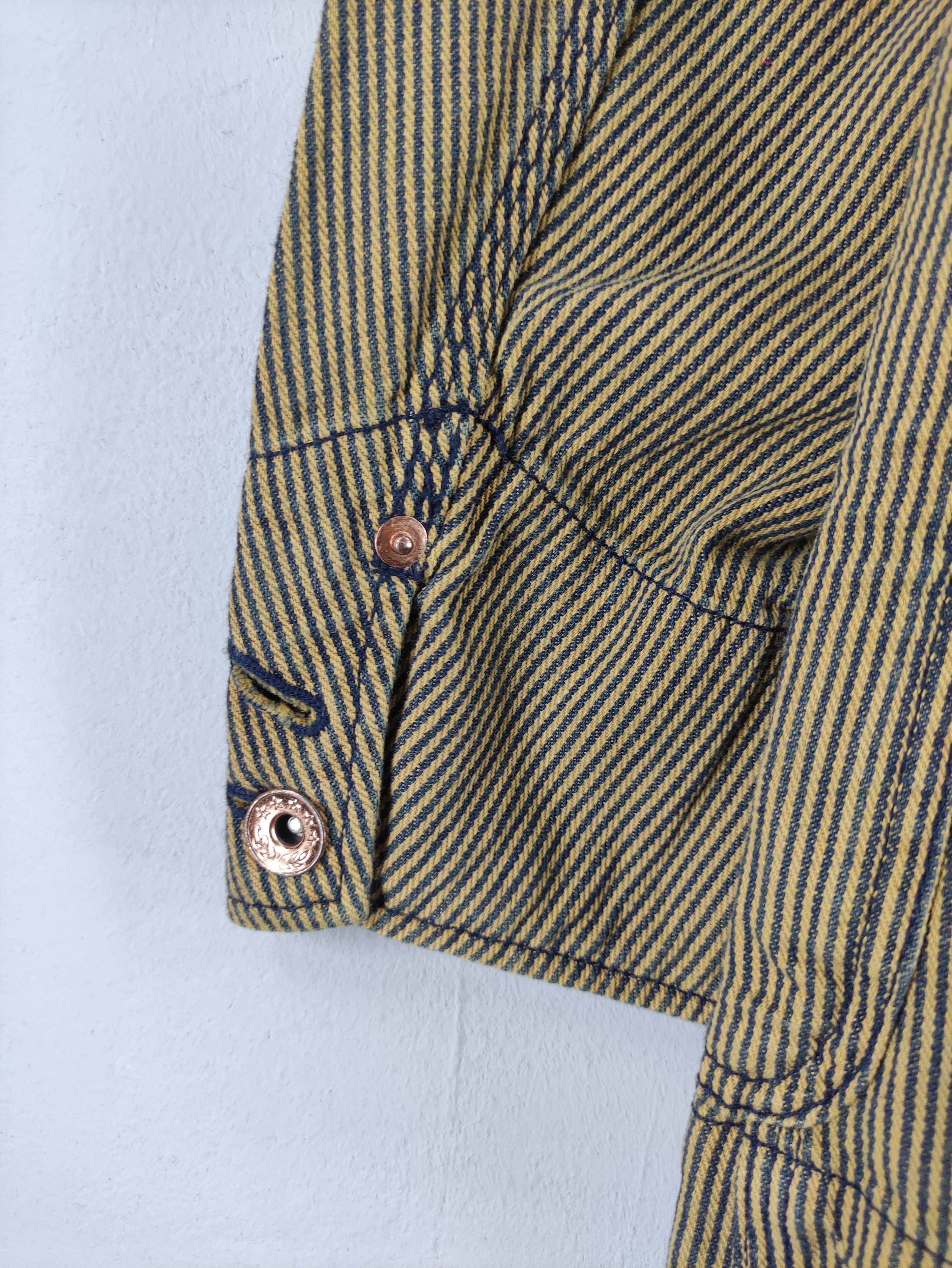 Dickies Vintage Dickies Chore Jacket Work Wear Striped Size US L / EU 52-54 / 3 - 10 Thumbnail