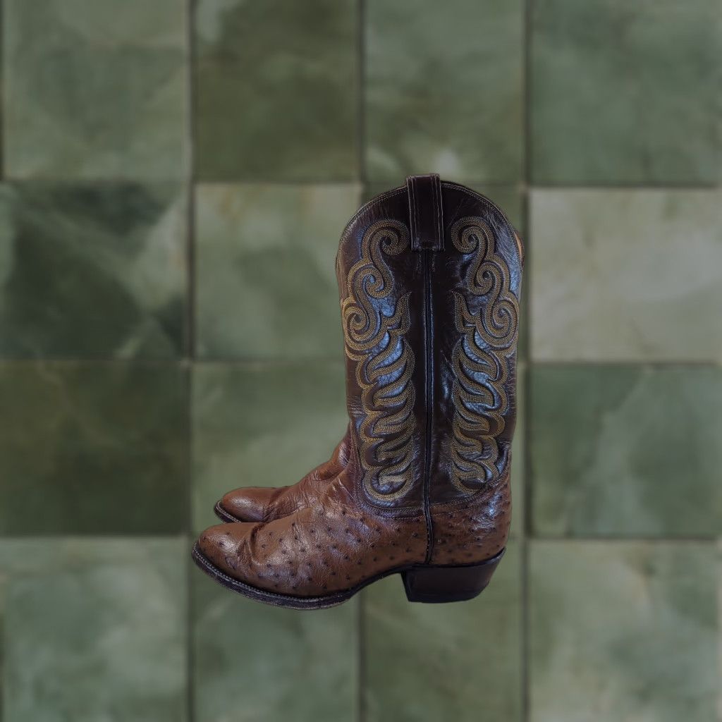 Tony Lama Tony Lama 6531 Cowboy Boots Men Sz 9 T Bullhide  display picture 2