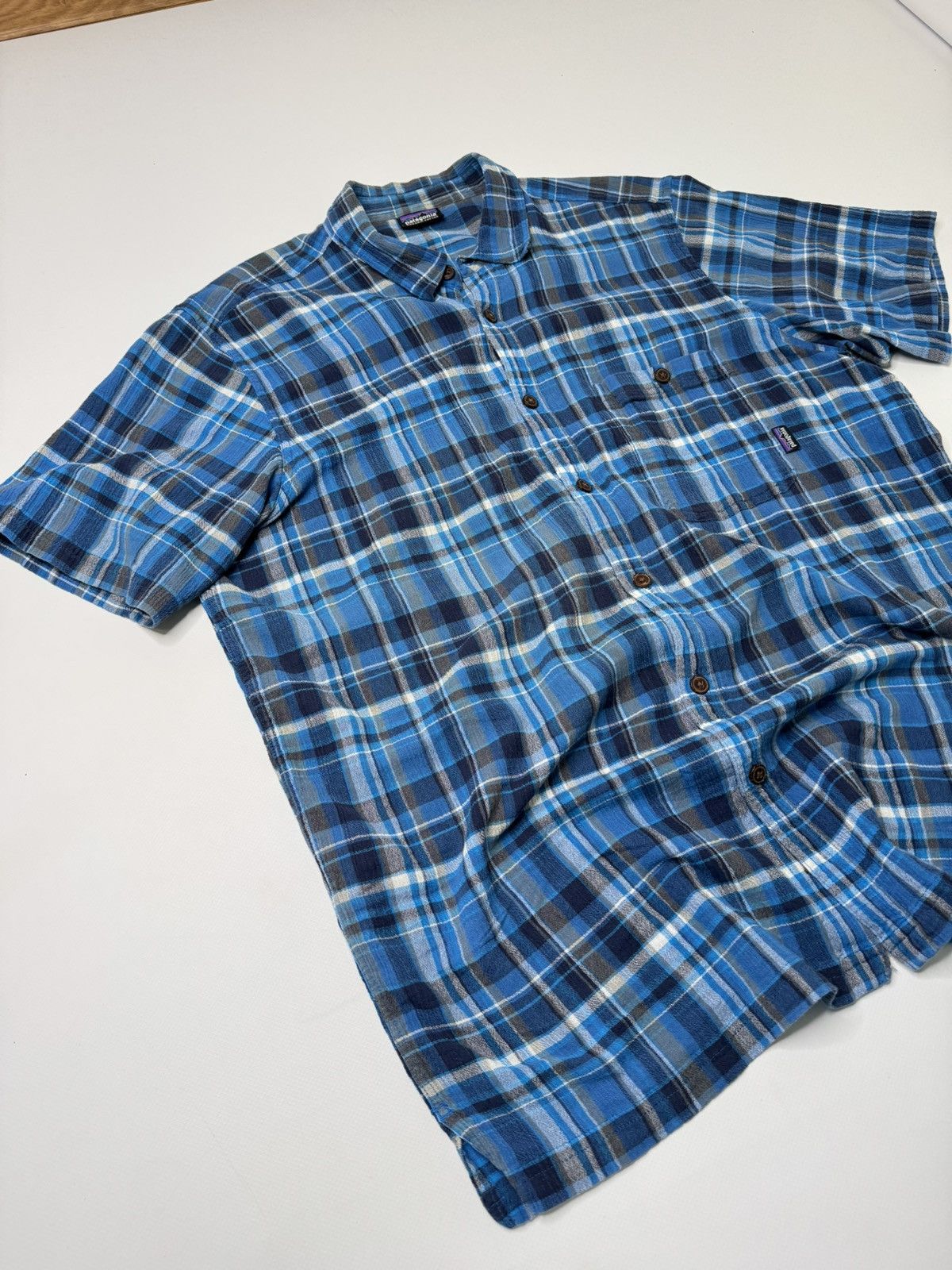 Patagonia Vintage 90s Patagonia organic cotton button up shirt gorp Size US L / EU 52-54 / 3 - 4 Thumbnail