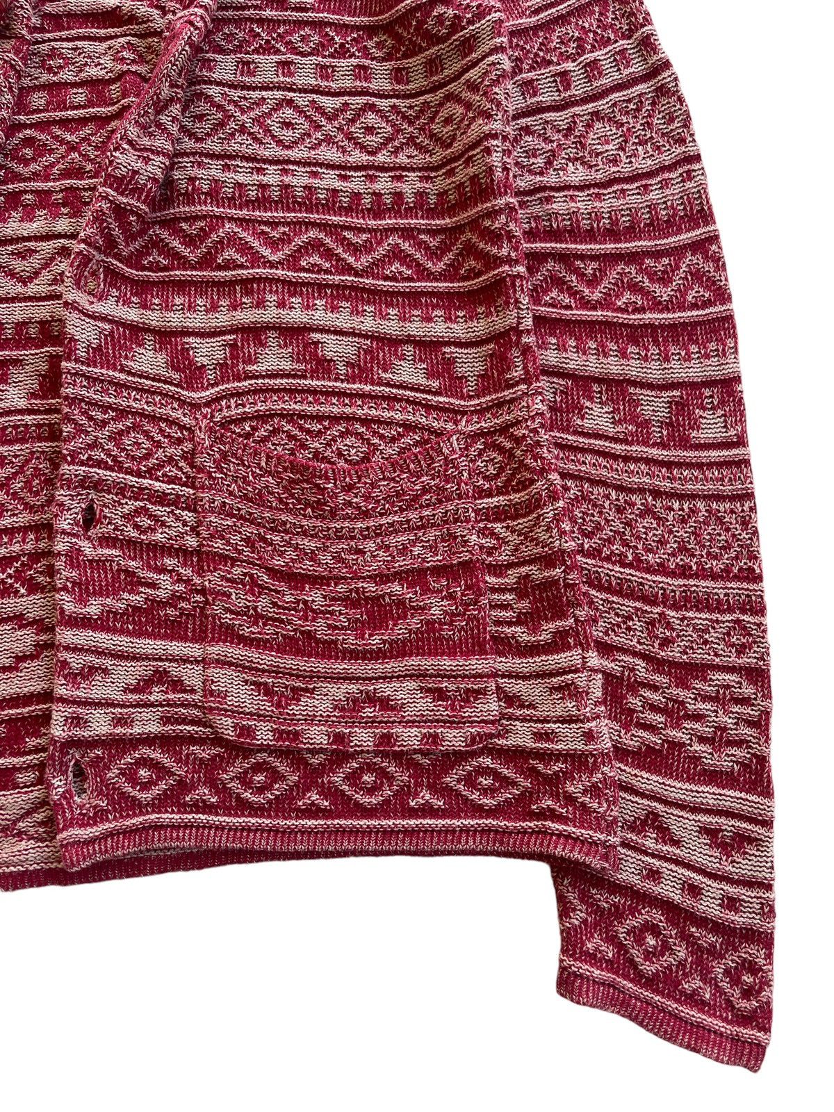 Beams Plus Beams Aztec Native Cable Knit Cardigan Japan Size US S / EU 44-46 / 1 - 9 Thumbnail