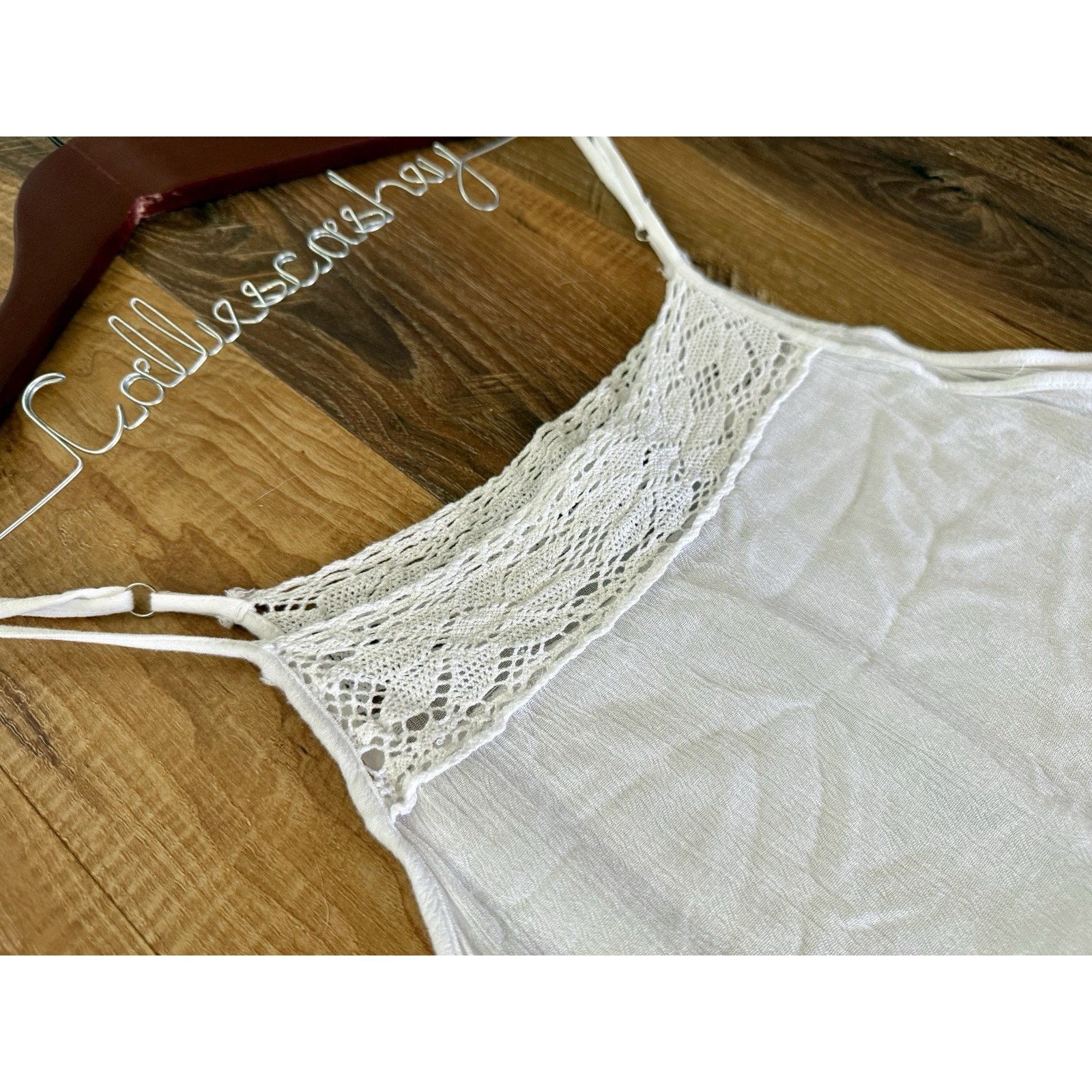 Other Raviva Women’s Size Large White Maxi Rayon Tiered Dress Boho Size L / US 10 / IT 46 - 4 Thumbnail