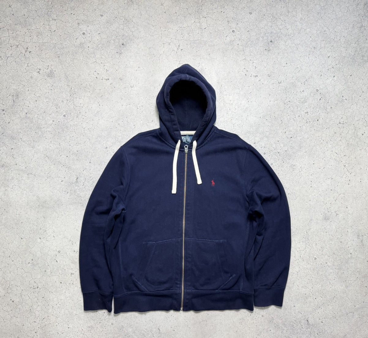 Polo Ralph Lauren × Ralph Lauren × Vintage Polo Ralph Lauren Zip Hoodie Hype Old Money Y2K Vintage Size US XL / EU 56 / 4 - 1 Thumbnail