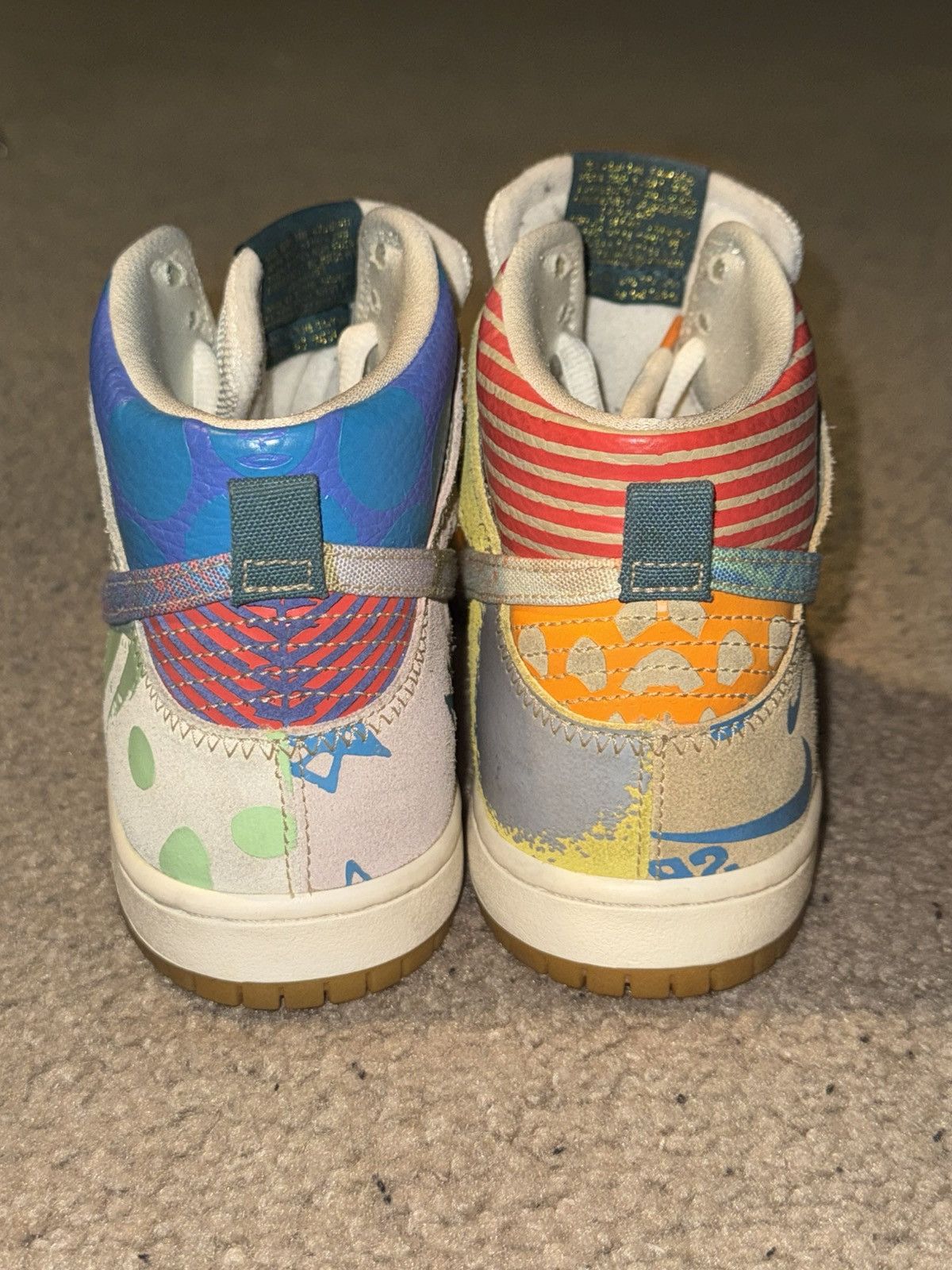Nike nike sb dunk high thomas campbell what the dunk Size US 8.5 / EU 41-42 - 4 Thumbnail