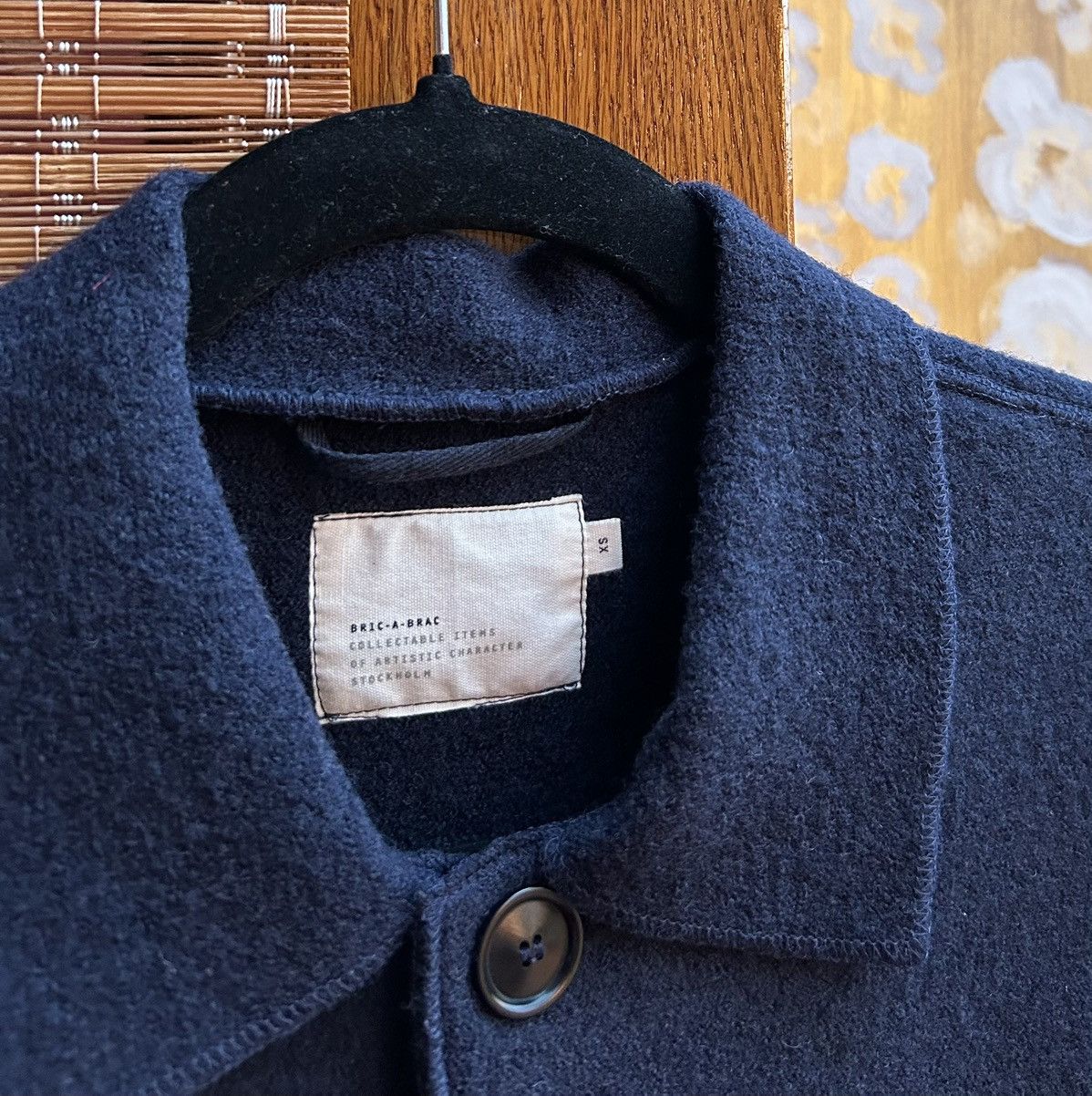 Other Bric-A-Brac AW-24 Boiled Wool Navy Basic Patch Pocket Jacket Size US XS / EU 42 / 0 - 6 Thumbnail