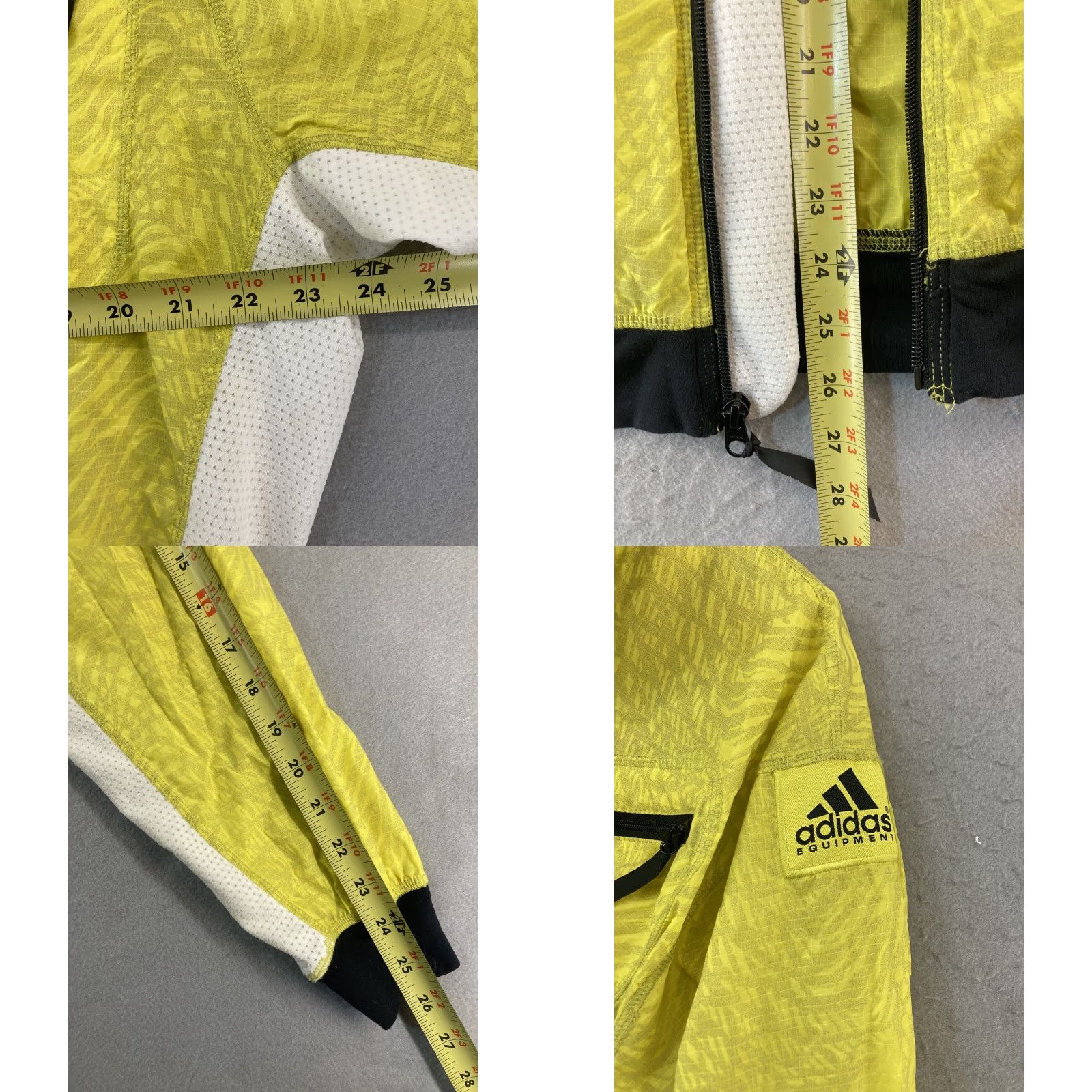 Adidas VINTAGE adidas Equipment 90s Raglan Track Jacket Large Yellow Windbreaker Full Zip Jacket Mens Size US L / EU 52-54 / 3 - 8 Thumbnail