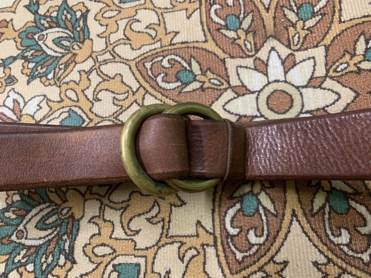 Polo Ralph Lauren POLO RALPH LAUREN LEATHER BELTS O-RING DOUBLE Size ONE SIZE - 3 Thumbnail