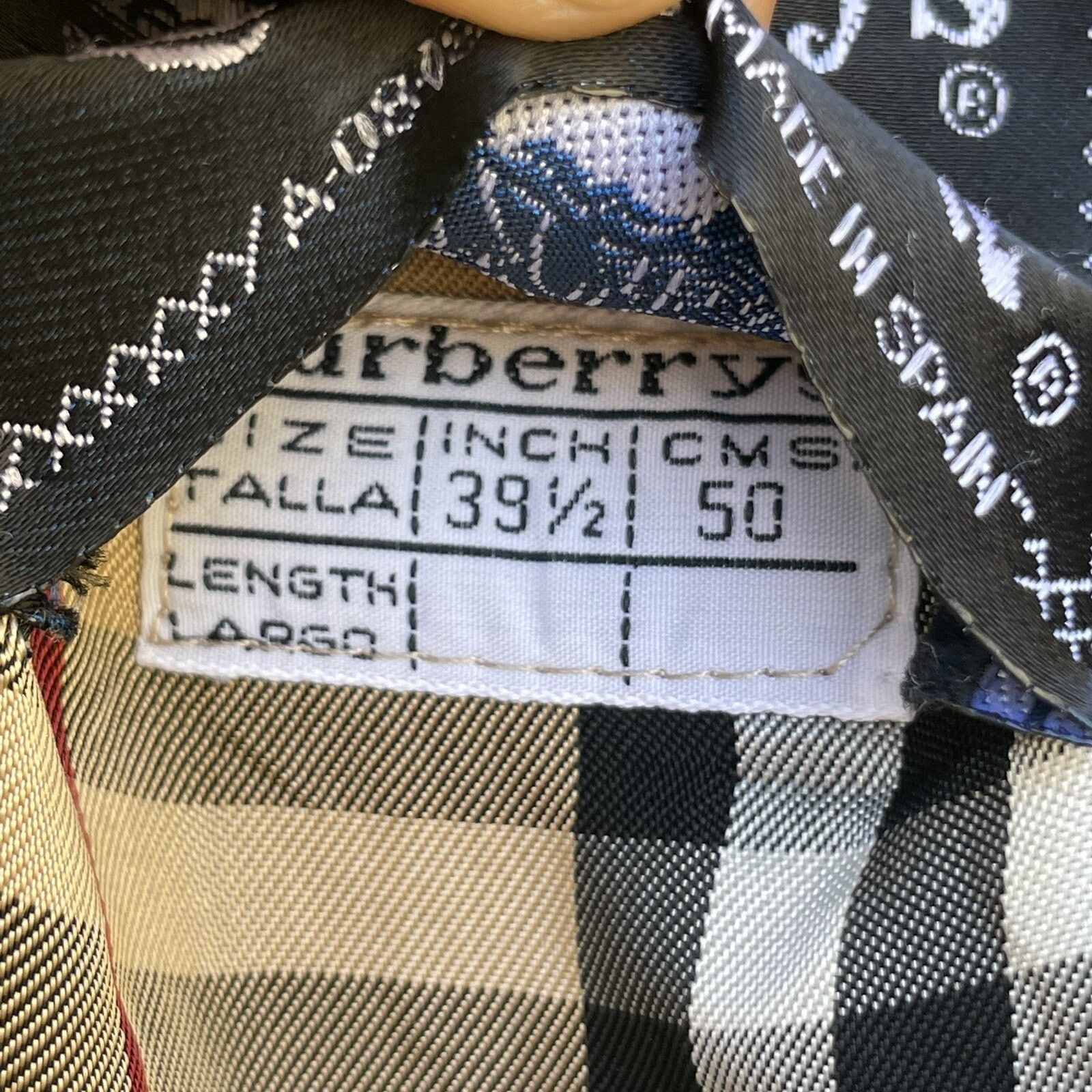 Burberry vintage Burberry Trench Coat winter jacket Nova Check men's Size US L / EU 52-54 / 3 - 11 Thumbnail