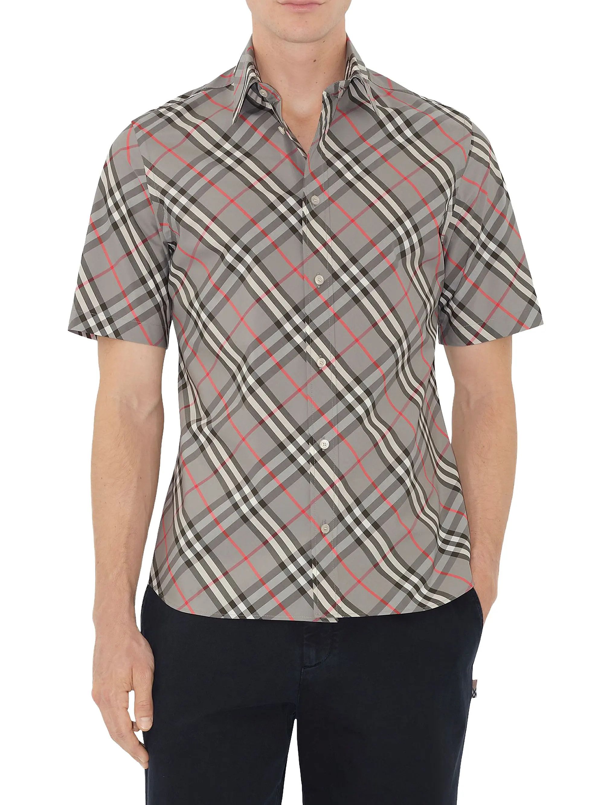 Burberry os11x0126 Check Cotton Shirt in Multicolor Size US S / EU 44-46 / 1 - 3 Thumbnail