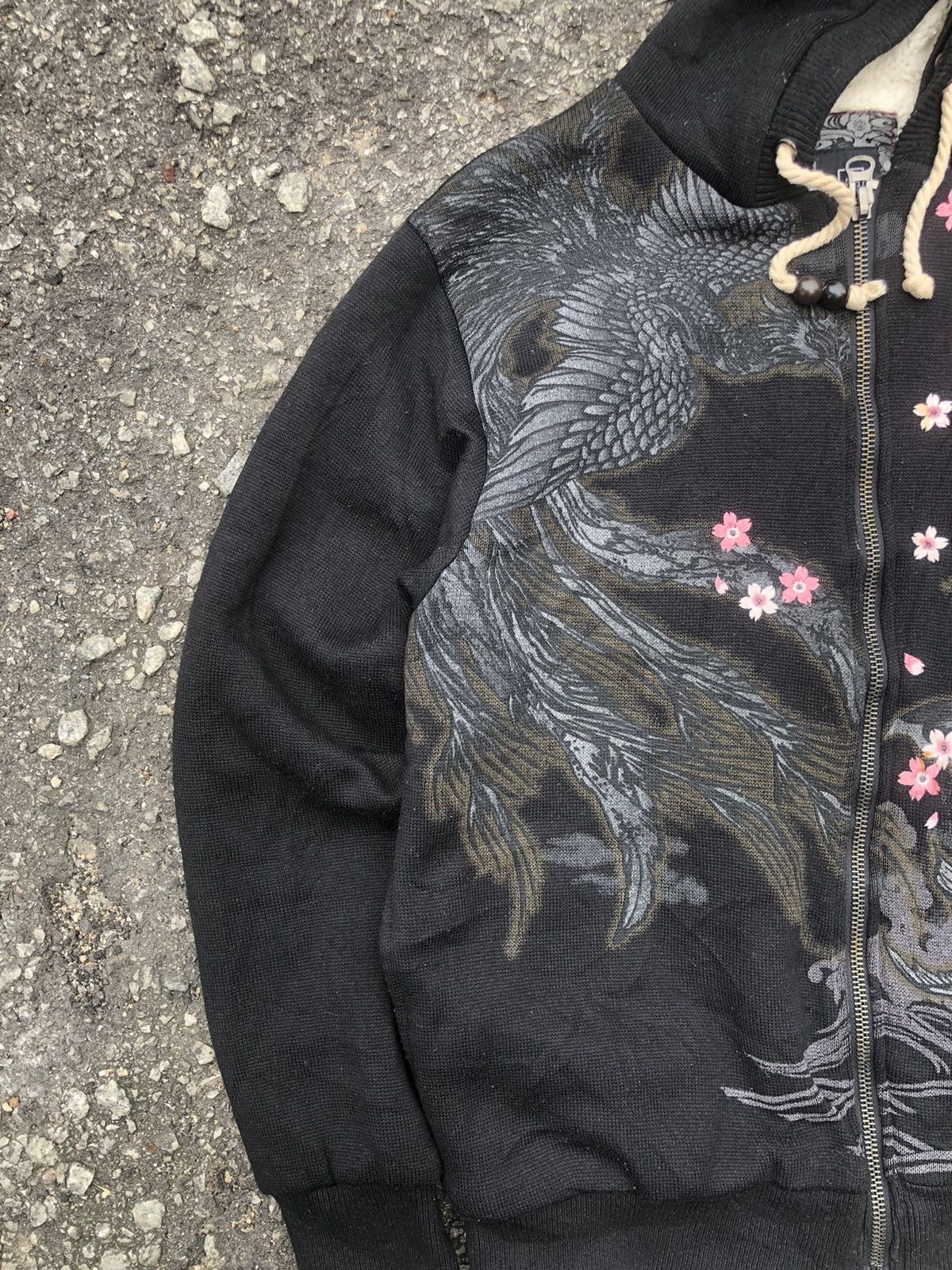 Japanese Brand RARE Vintage Overprint Embroidery Japanese Sukajan Hoodie Size US L / EU 52-54 / 3 - 8 Thumbnail