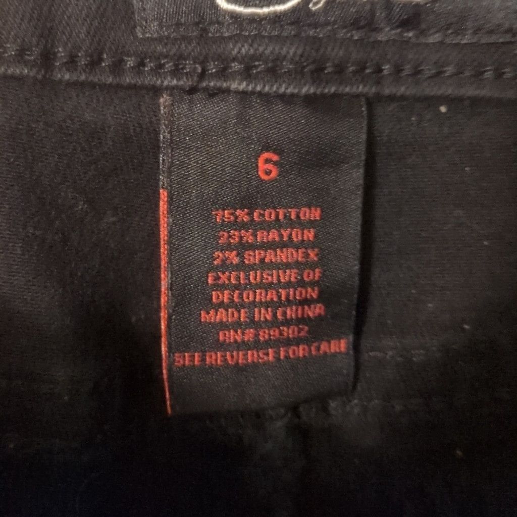 Other Earl black distressed skinny ankle jeans size 6 Size 28" / US 6 / IT 42 - 5 Thumbnail