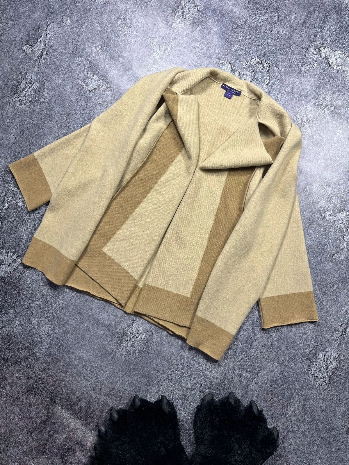 Ralph Lauren Purple Label Ralph Lauren Purple Label Wool–Cashmere Cape Size L / US 10 / IT 46 - 1 Thumbnail