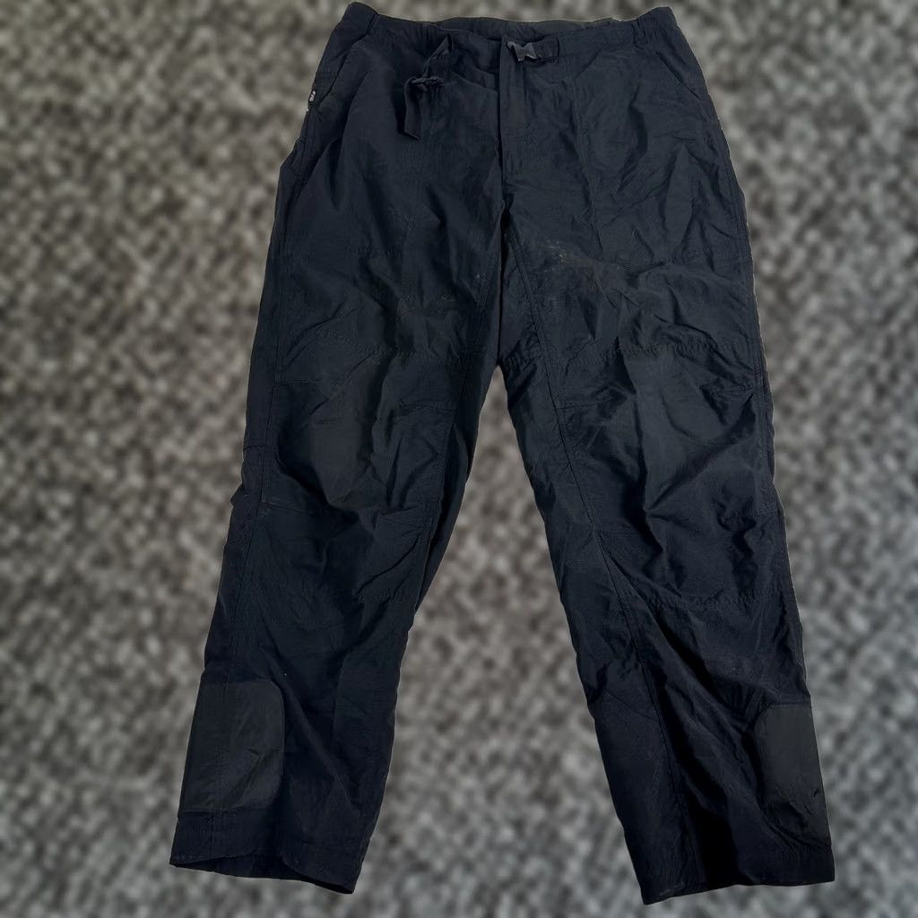 Polo Ralph Lauren VINTAGE Polo Sport Mens XL Black Nylon Track Pants Pockets Wind Hiking Foldable Belted 90’s Mens Size US XL / EU 56 / 4 - 1 Thumbnail