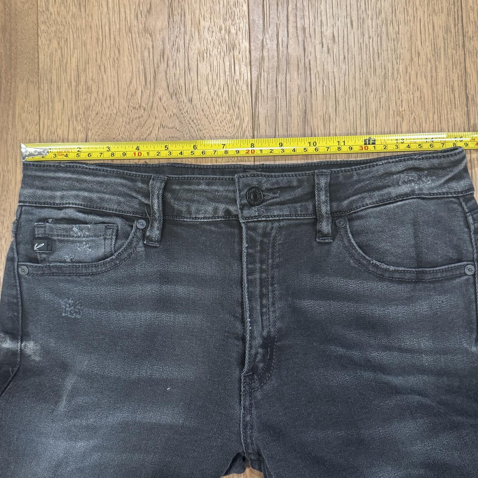 Kancan USA Kancan Black Flared Jeans Size 9/28 Size 28" / US 6 / IT 42 - 6 Thumbnail