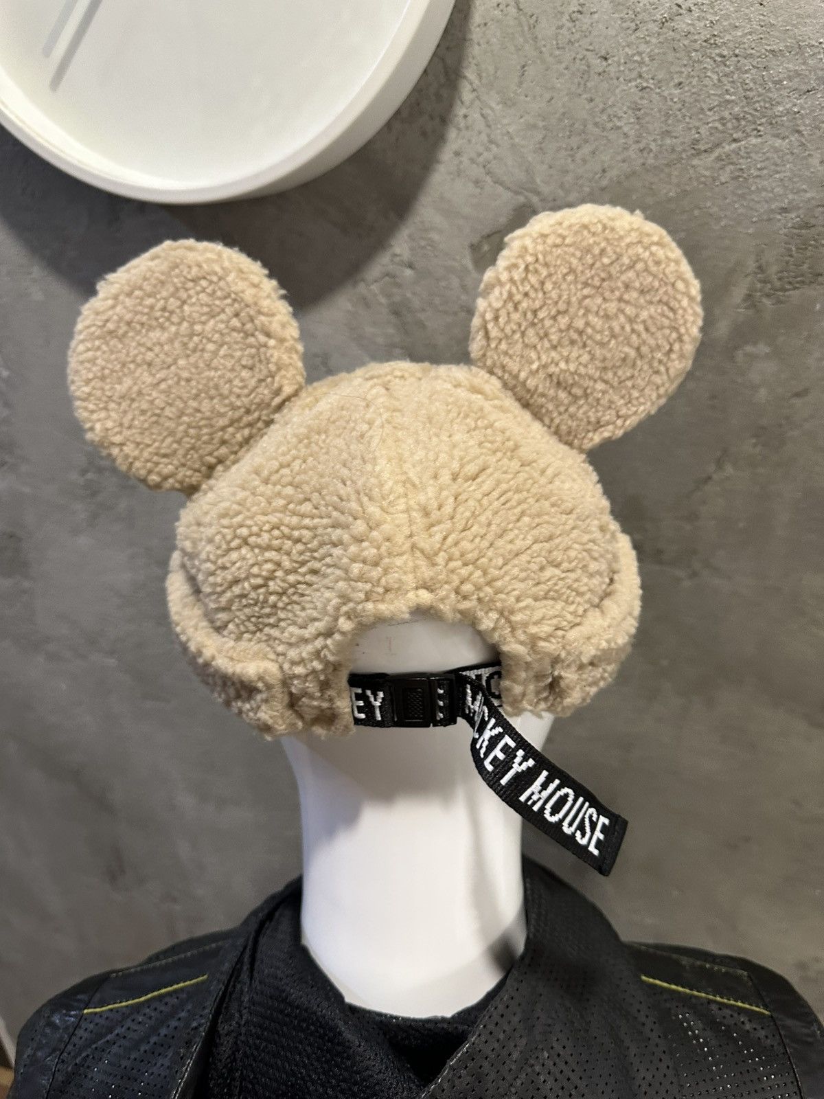 Designer × Japanese Brand Mickey Mouse Ear Fluffy Beanie Hats (OSFA) Japan Limited Size ONE SIZE - 6 Thumbnail