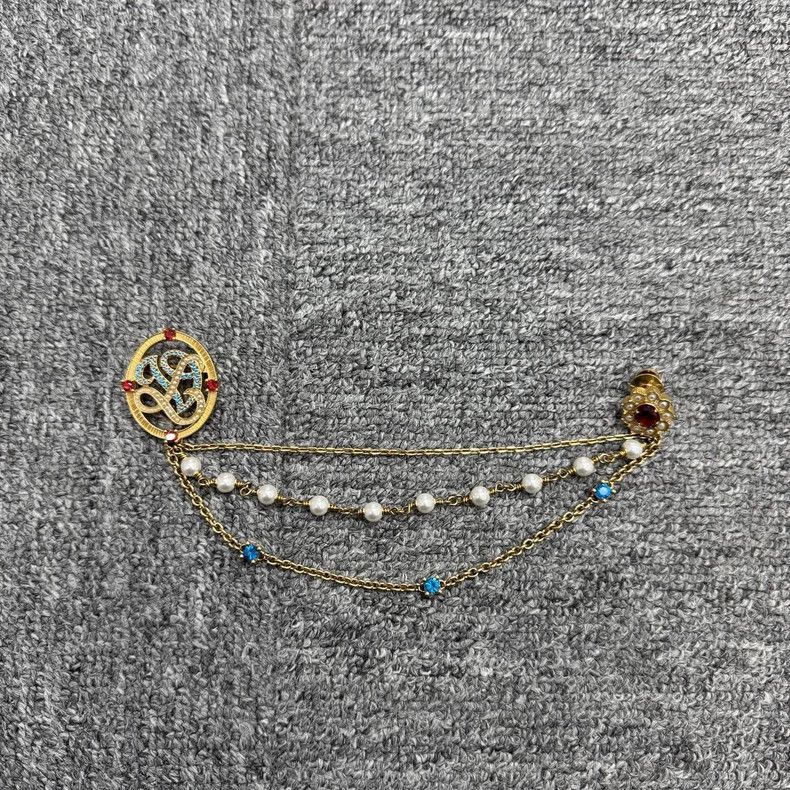 Louis Vuitton Louis Vuitton Dynasty Pearls Pearl Brooch Size ONE SIZE - 1 Thumbnail