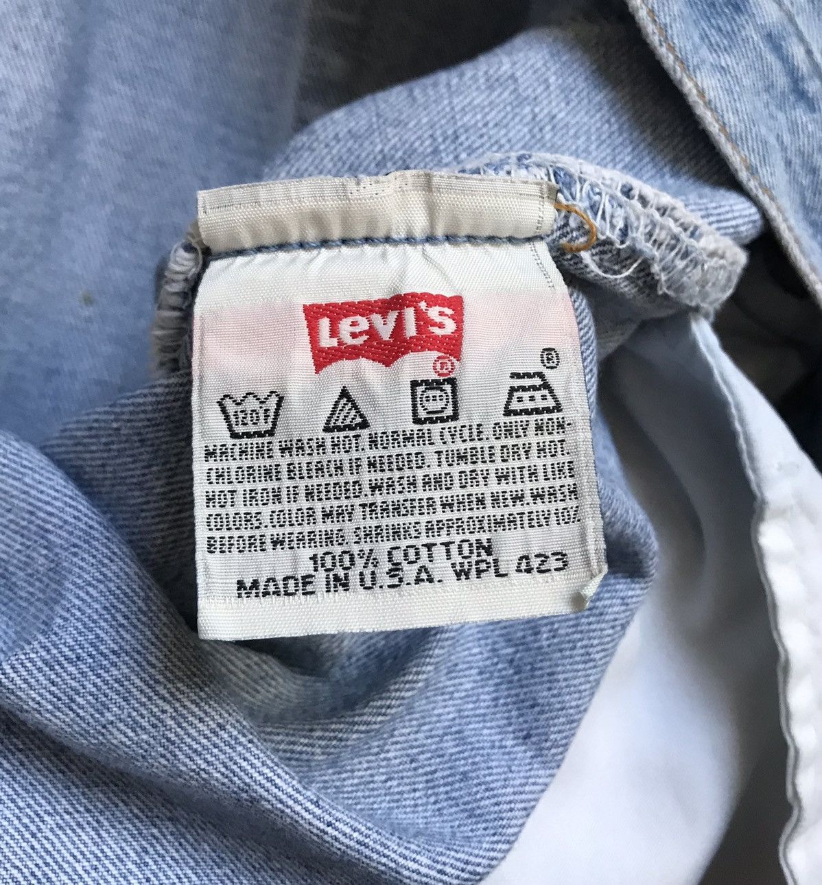 Levi's Vintage 80s Levi’s Denim Pants USA Sz 40x32 Blue Size US 40 / EU 56 - 6 Thumbnail