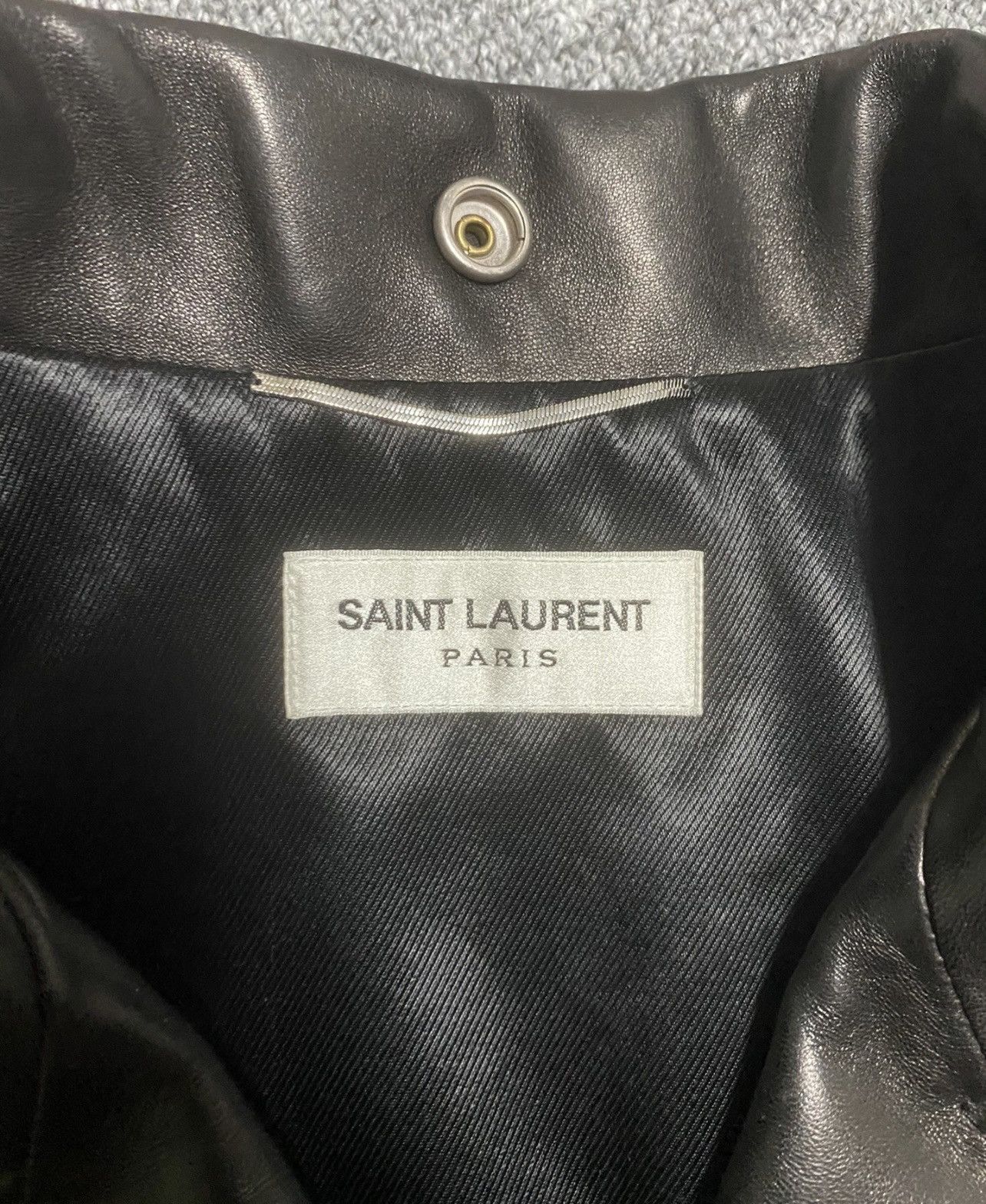 Saint Laurent Paris *RARE* Saint Laurent Paris AW15 L01 Leather Jacket Sz.48 Size US M / EU 48-50 / 2 - 3 Thumbnail