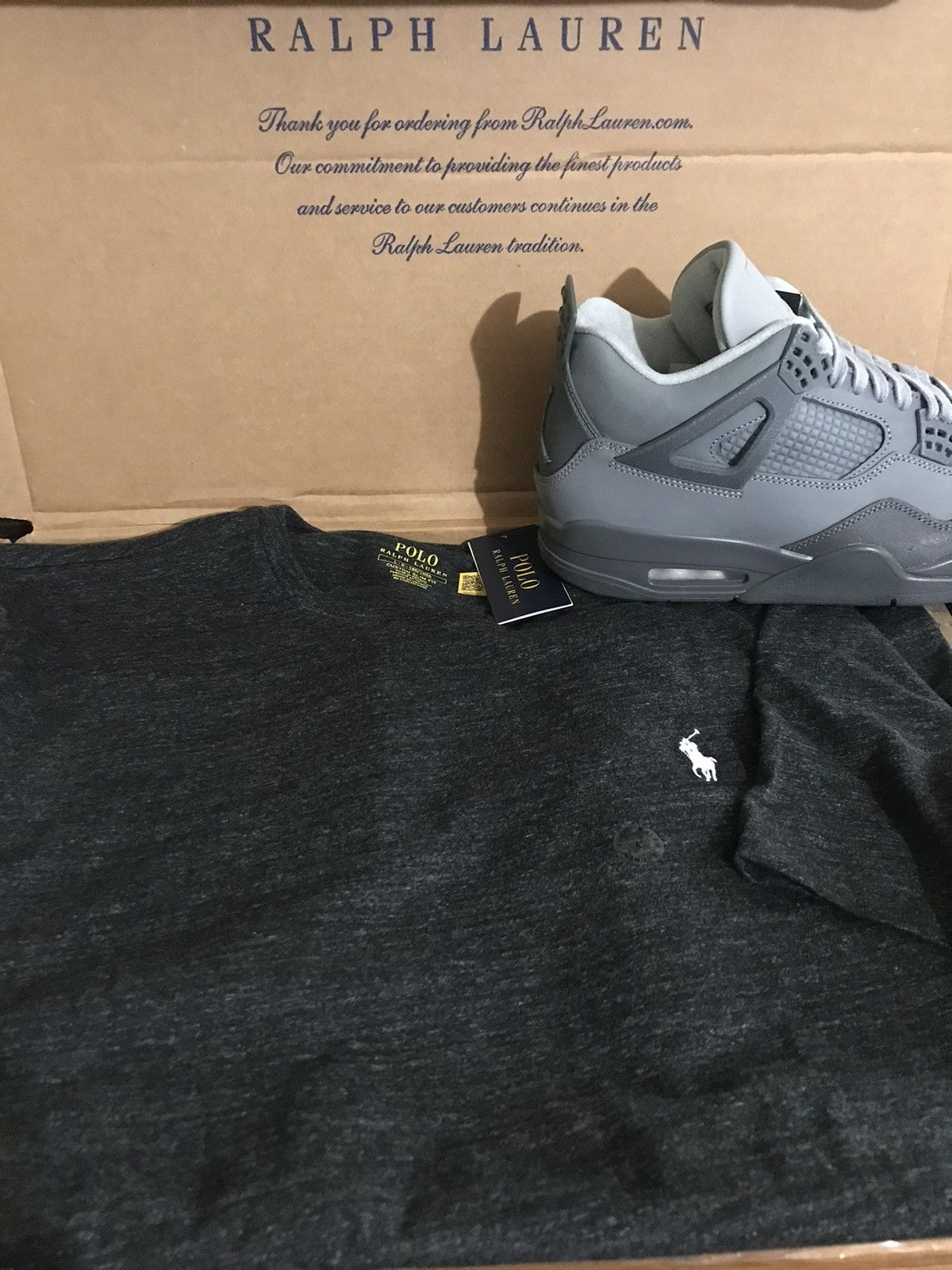 Polo Ralph Lauren Polo Ralph Lauren Grey Tee Size L Size US L / EU 52-54 / 3 - 1 Thumbnail