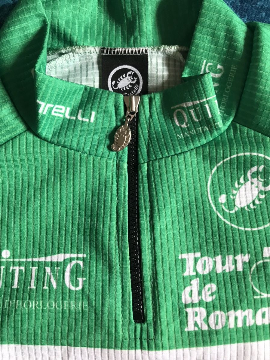 Other VINTAGE CASTELLI TOUR QUINTING WATCHES CYCLING JERSEY Size US L / EU 52-54 / 3 - 8 Thumbnail