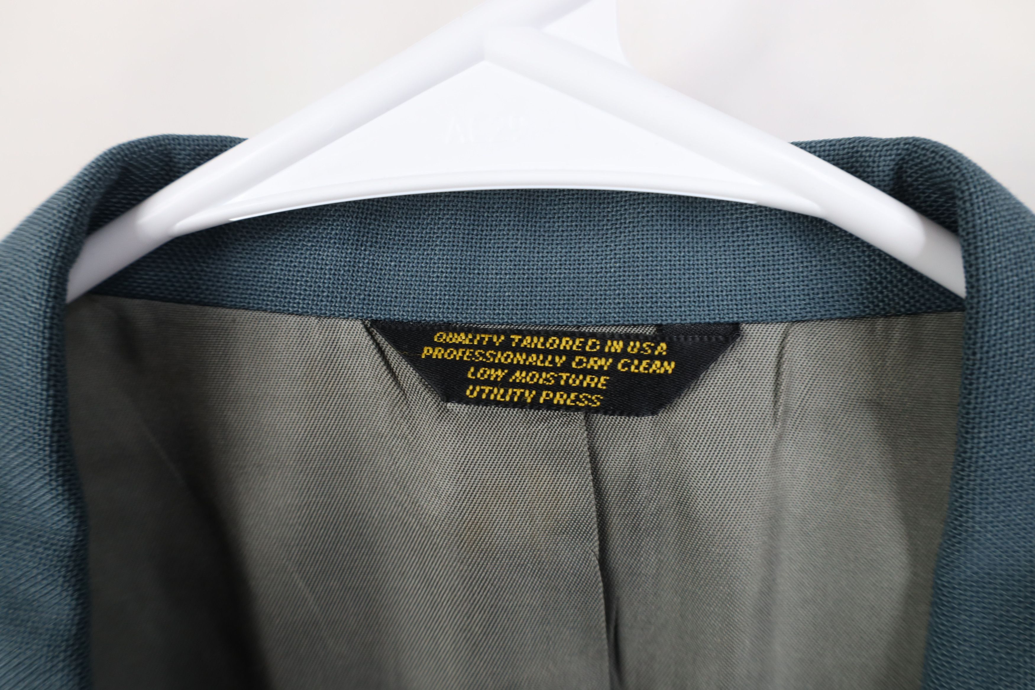 Vintage Vintage 70s Palm Beach Wool Suit Coat Blazer Jacket Blue USA Size US XXL / EU 58 / 5 - 7 Thumbnail