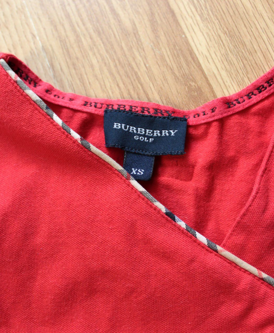 Burberry 🔥 Burberry Golf Vintage Tank Top Shirt Red Vintage Size XS / US 0-2 / IT 36-38 - 3 Thumbnail