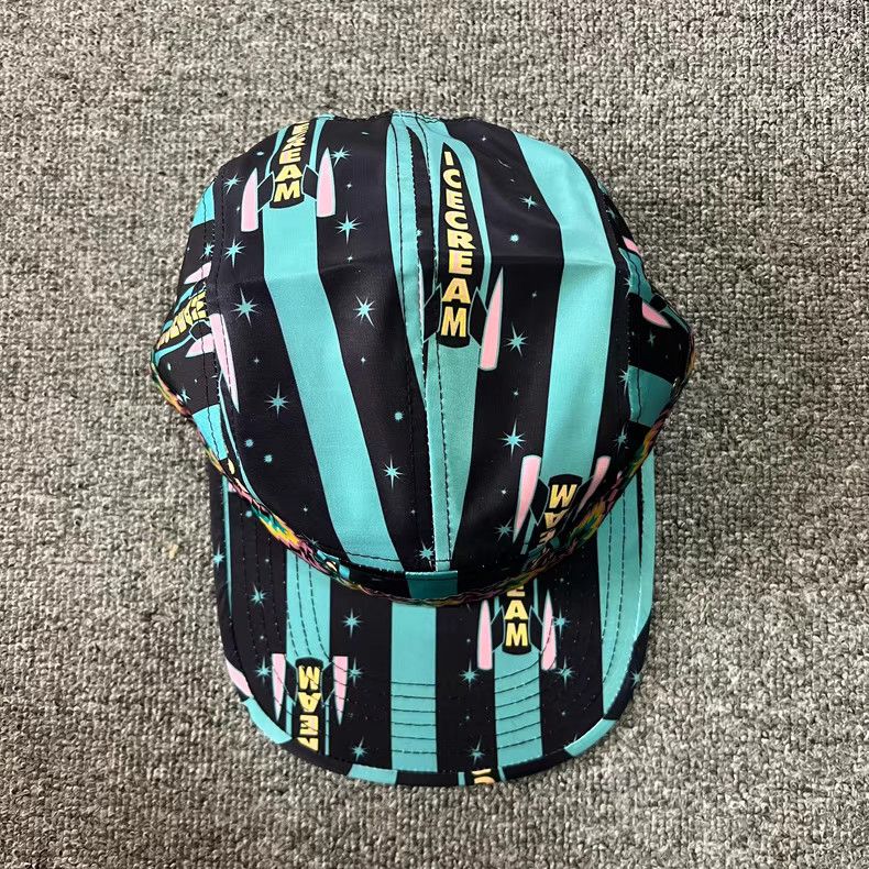 Billionaire Boys Club ICECREAM Rocket & Rainbow Webbing 5-Panel Cap. Q7 Size ONE SIZE - 7 Thumbnail