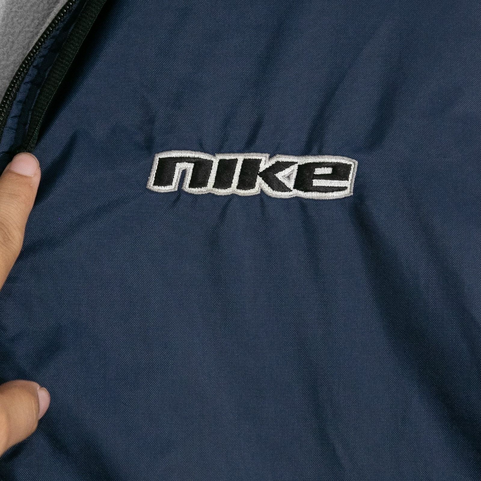 Nike Vintage Nike Windbreaker Fleece Jacket Medium - Reversible Size US M / EU 48-50 / 2 - 3 Thumbnail