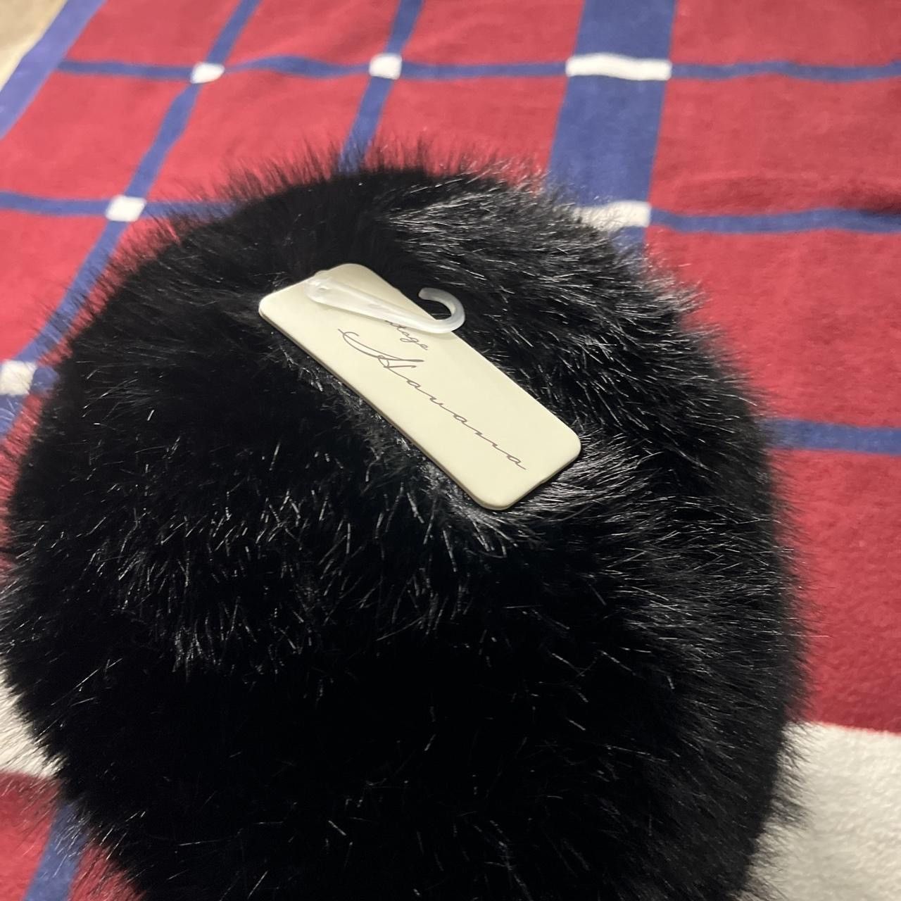 Vintage Havana Vintage Havana black faux fur trapper big chunky hat hairy Size ONE SIZE - 5 Thumbnail