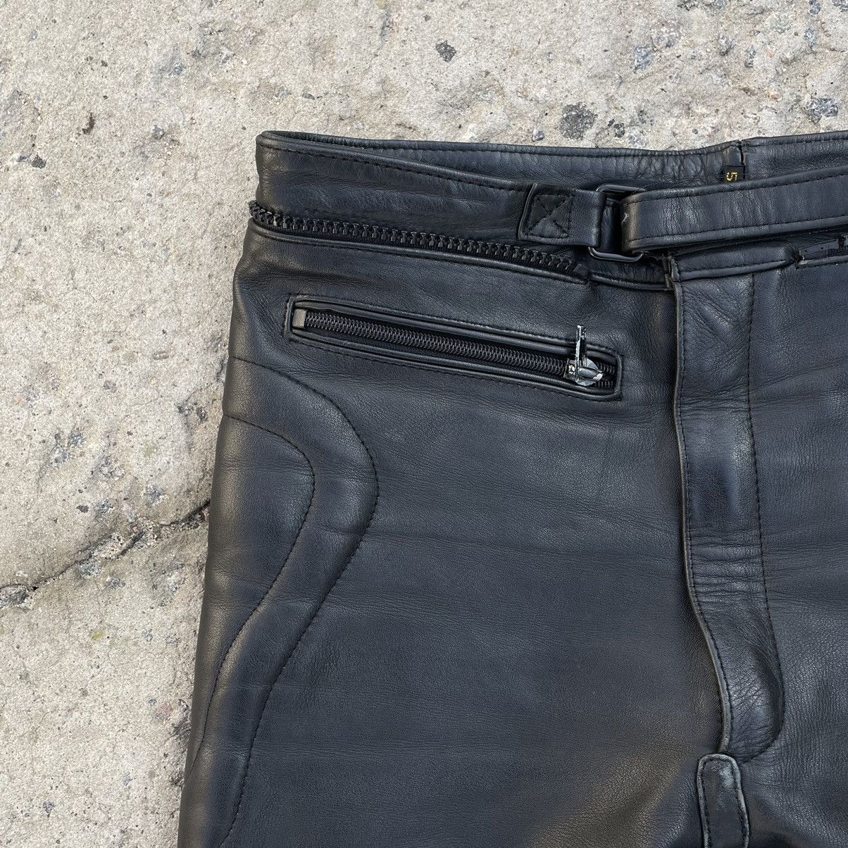 Leather × Vintage Vintage Leather Pants Moto IDCS Y2K 90s Style USA Size US 31 - 6 Thumbnail