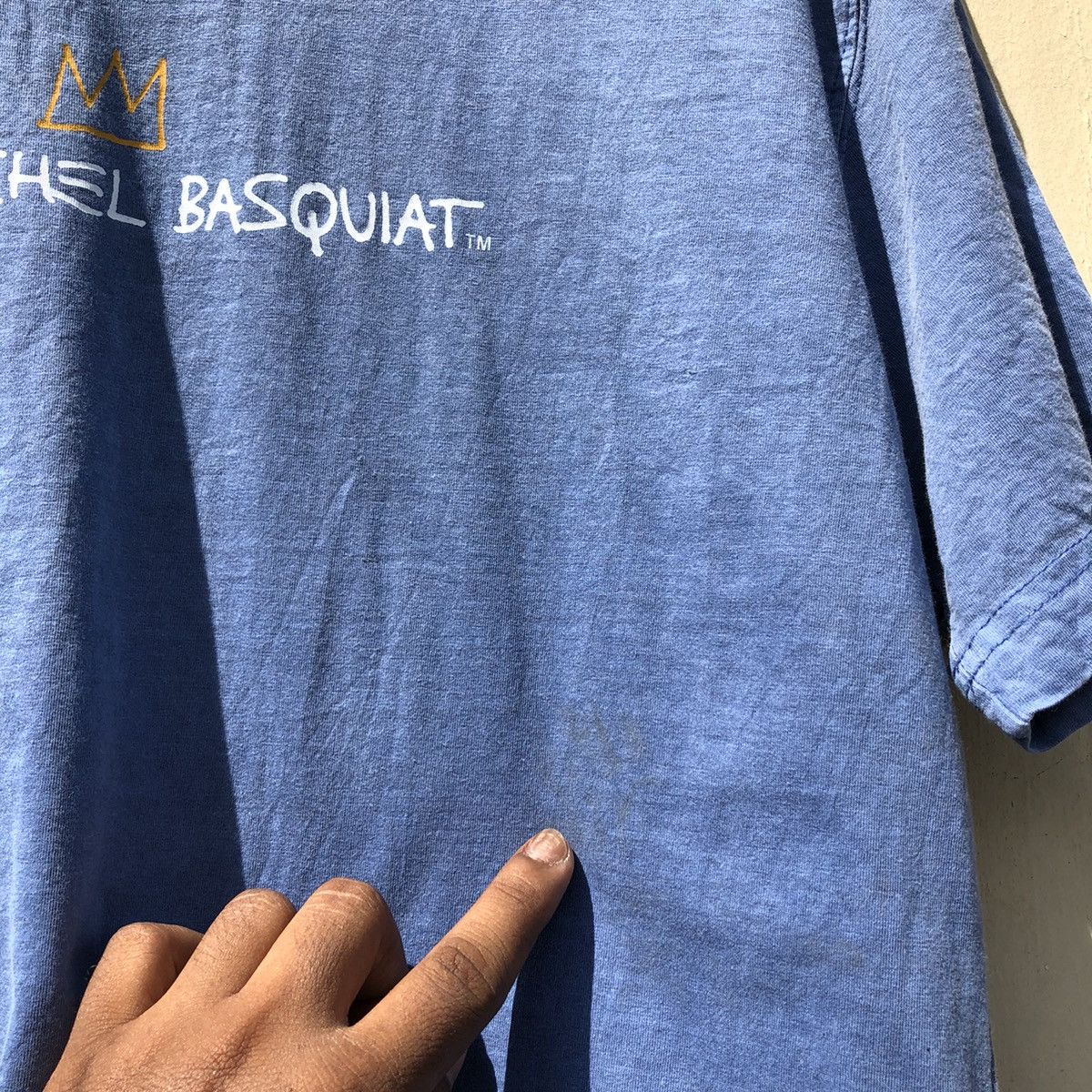 Vintage 💢Rare💢 JEAN MICHEL BASQUIAT Streetwear Over Saiz Tshirt Size US L / EU 52-54 / 3 - 9 Thumbnail