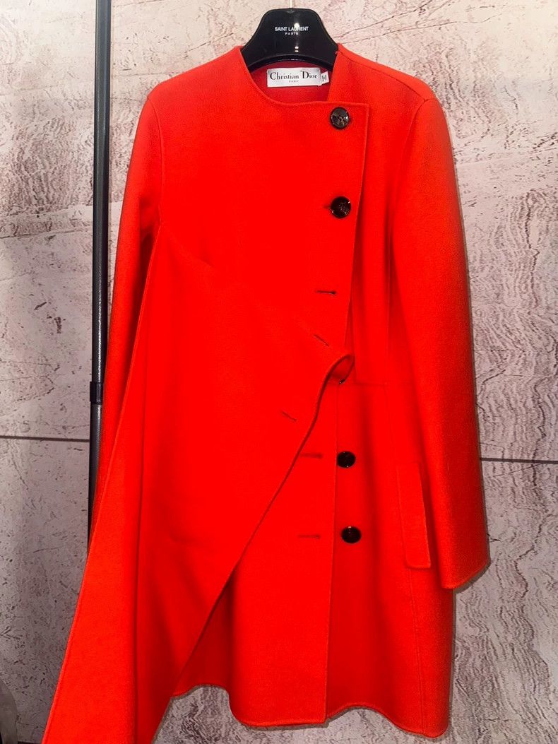 Dior Dior Cashmere Double-Breasted Coat Size US M / EU 48-50 / 2 - 1 Thumbnail