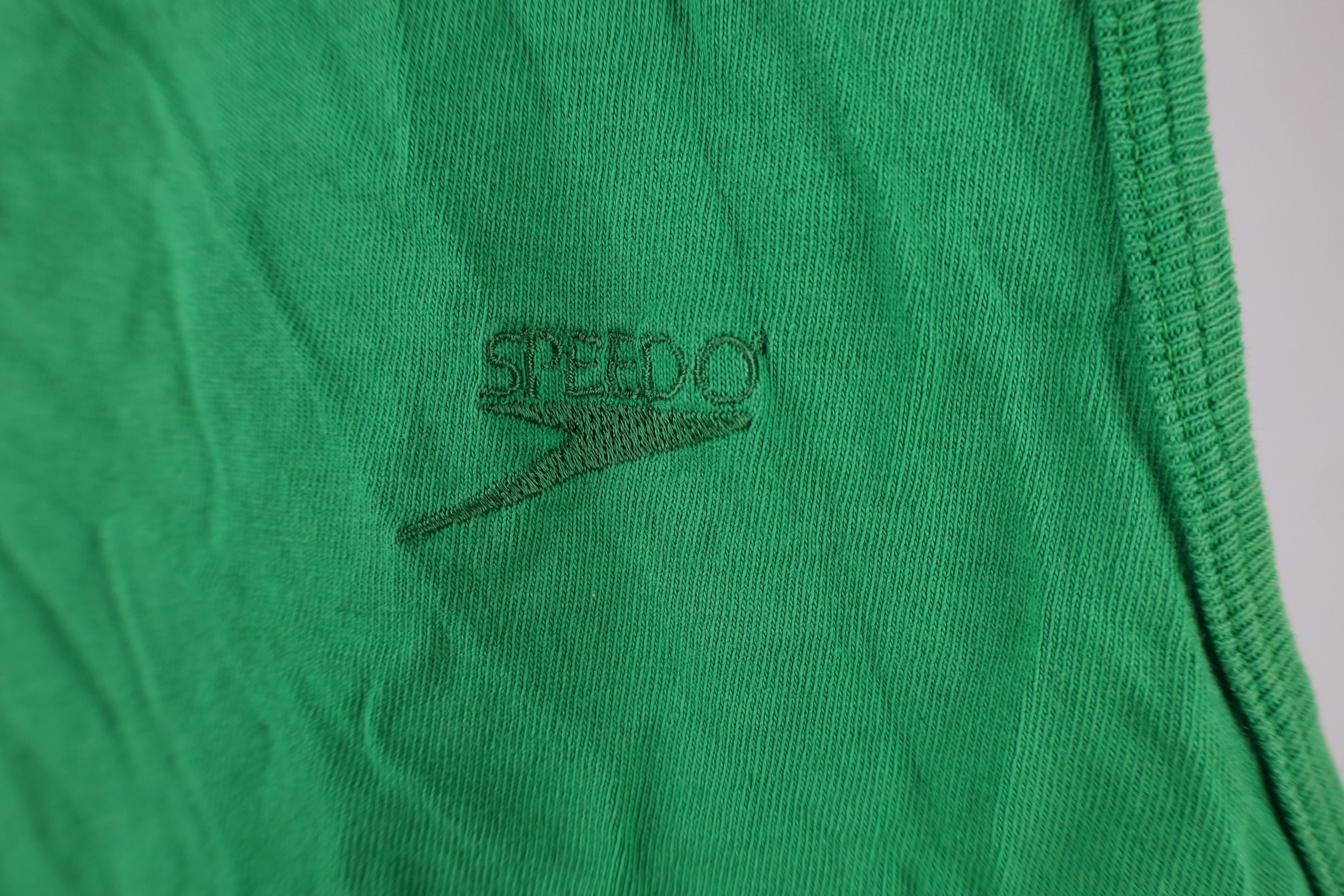 Speedo × Vintage Vintage 90s Speedo Tank Top T-Shirt Kelly Green Cotton USA Size US M / EU 48-50 / 2 - 4 Thumbnail