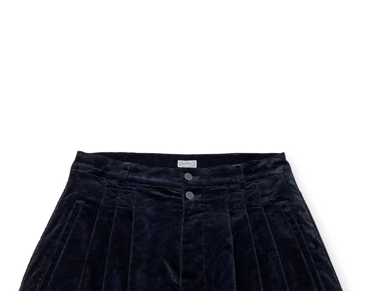 Beams Plus Velvet Paisley High-waist Pants Size US 28 / EU 44 - 3 Thumbnail