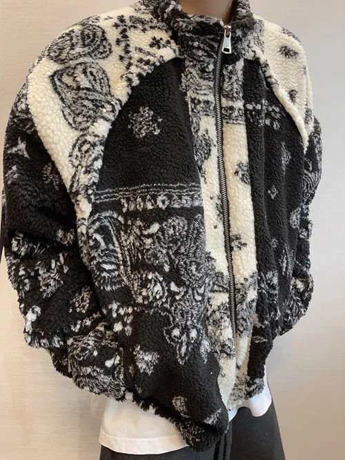 VIBE Paisley Bandana Full Zip Fleece Jacket Size US M / EU 48-50 / 2 - 2 Thumbnail