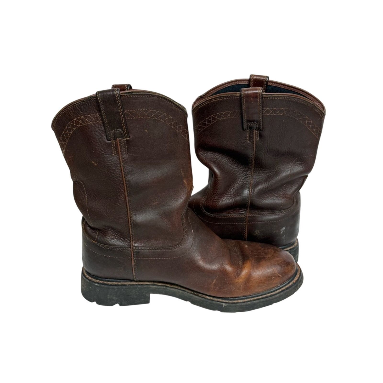 Ariat Ariat Sierra Men's Brown Waterproof Leather Work Boots 12EE Size US 12 / EU 45 - 7 Thumbnail