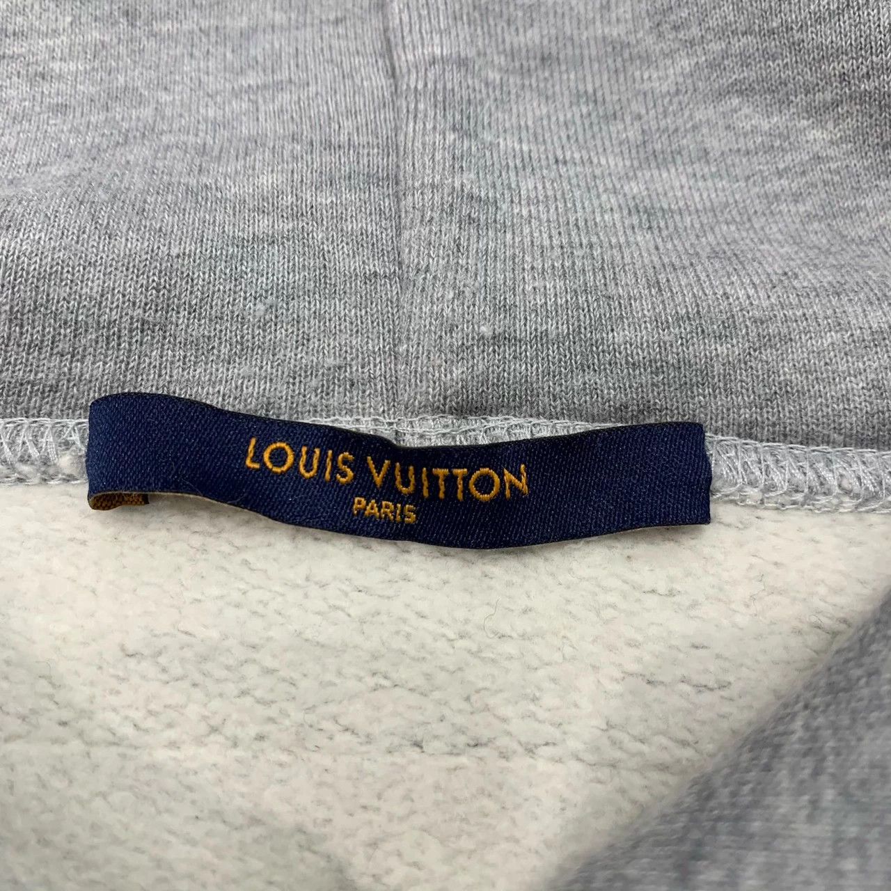 Louis Vuitton Gray Text Flocked Hoodie S 95 New Size US S / EU 44-46 / 1 - 4 Thumbnail