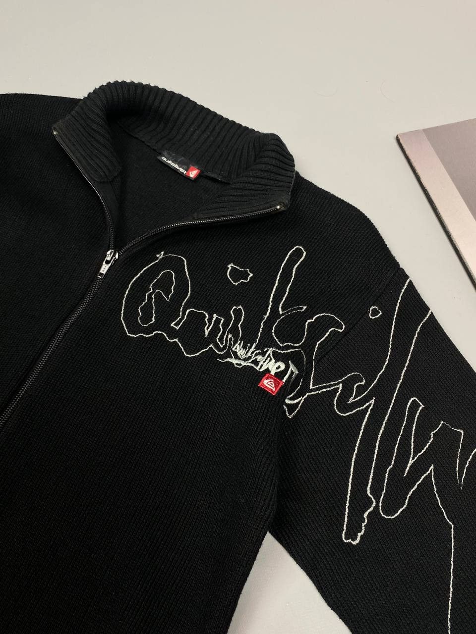 Quiksilver Share Vintage Quicksilver Avant Garde Knit Zip Sweater Size US M / EU 48-50 / 2 - 7 Thumbnail