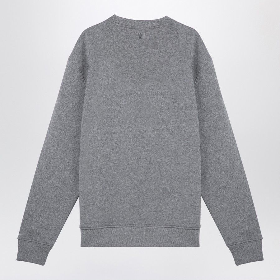 AMI o1d2blof0724 Crew-neck Sweatshirt in Grey Size XS / US 0-2 / IT 36-38 - 2 Thumbnail