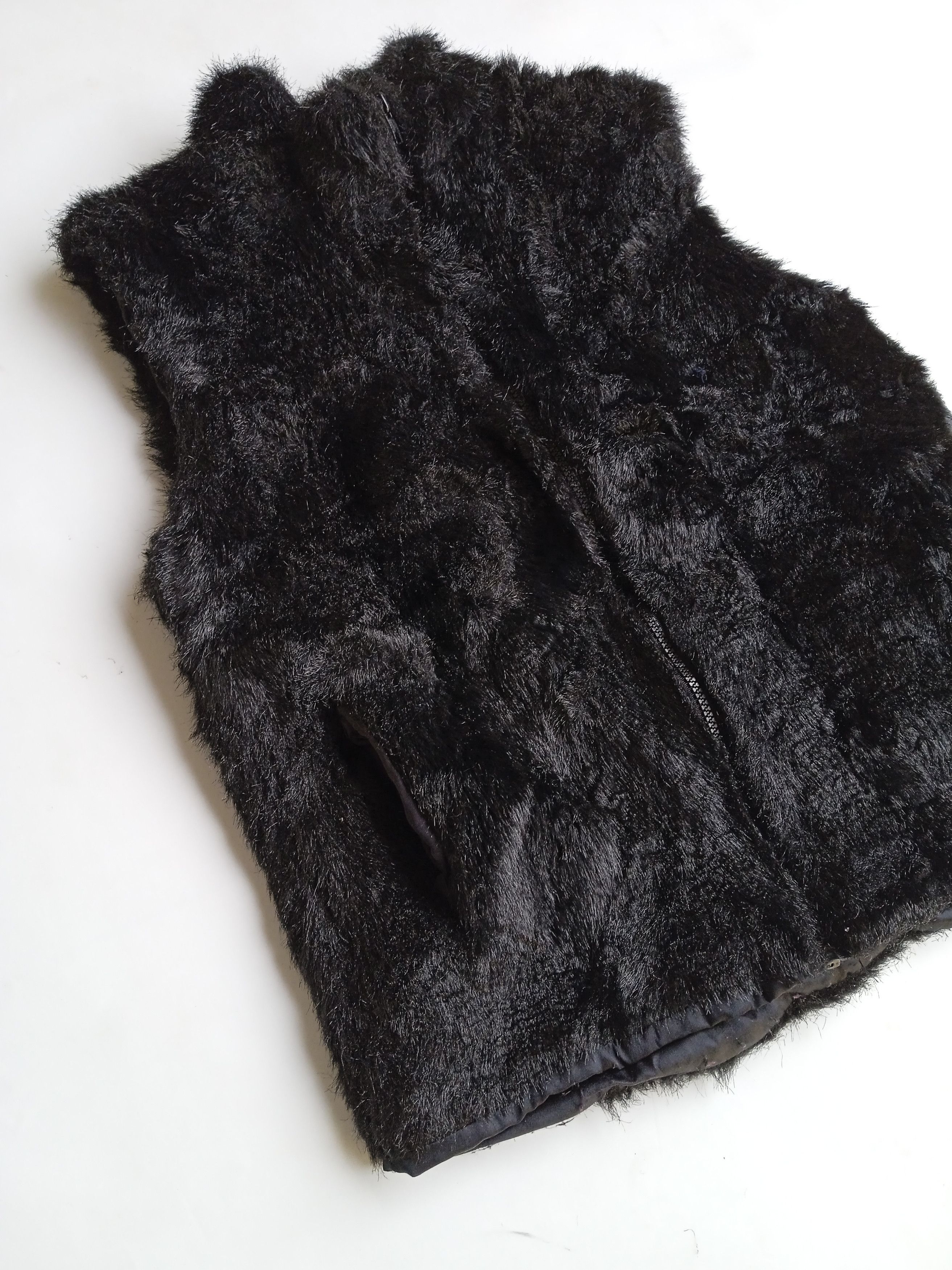 If Six Was Nine Vintage SaySans Fur Vest Size US M / EU 48-50 / 2 - 2 Thumbnail