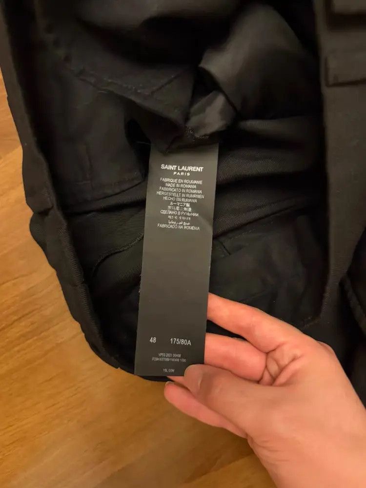 Saint Laurent Paris Sz 48 Saint Laurent Paris 21SS Basic Trousers-2507 Size US 32 / EU 48 - 9 Thumbnail