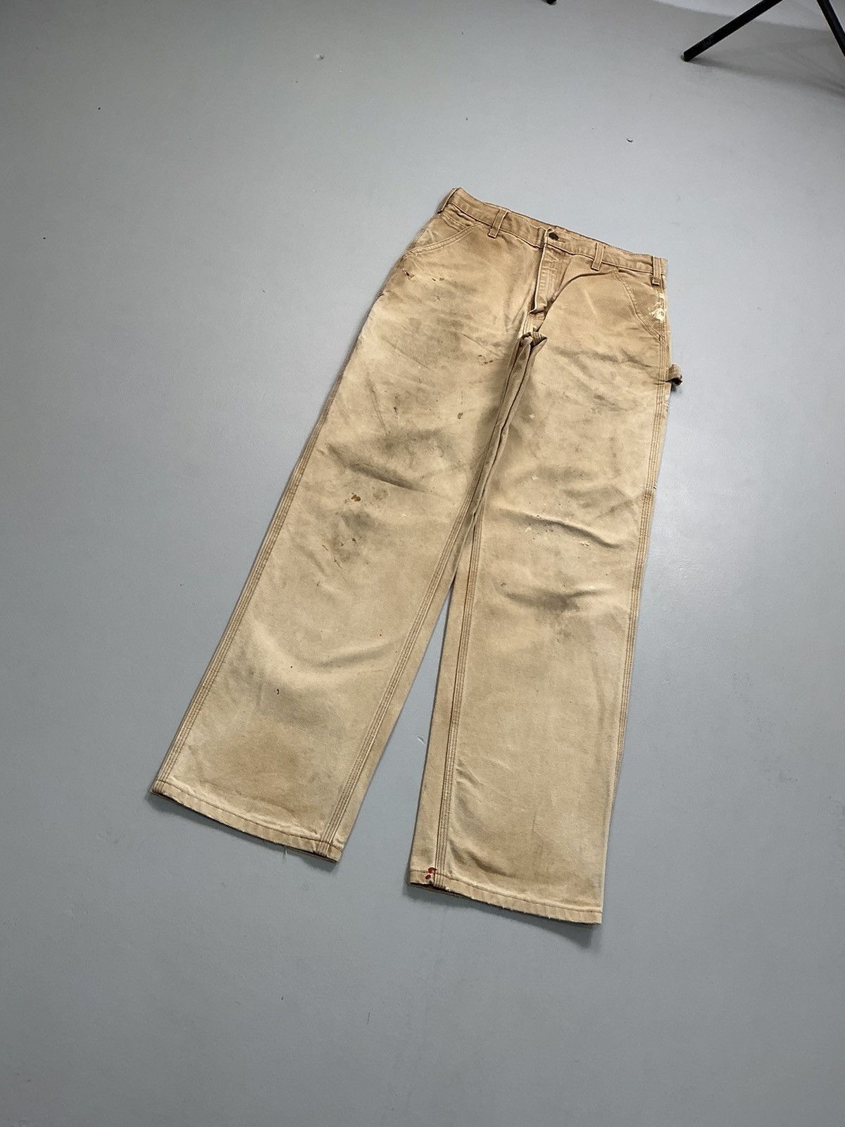 Carhartt Vintage Carhartt B11 BRN carpenter workwear denim Size US 32 / EU 48 - 3 Thumbnail