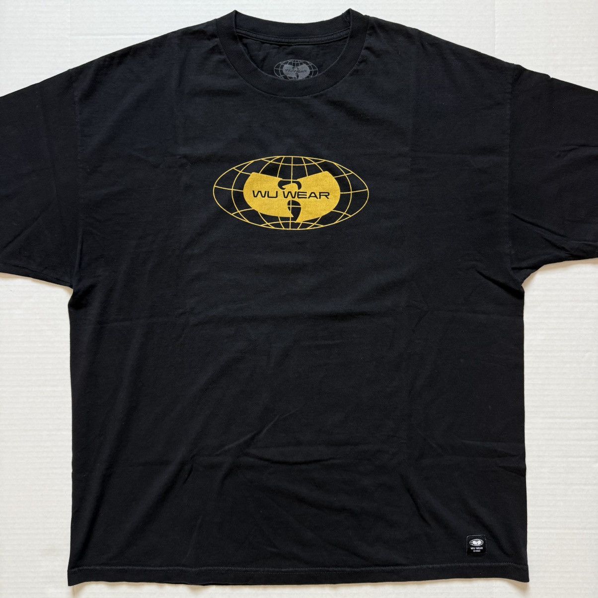 Wu-Tang Clan 🔴Wu-Wear Shirt Size 2XL Black Yellow Wu-Tang Clan Gza U-God Size US XXL / EU 58 / 5 - 1 Thumbnail