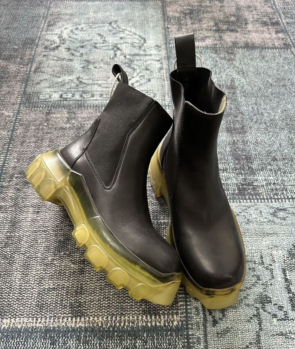 Rick Owens Rick Owens mainline transparent octopus sole Chelsea boots Size US 6 / IT 36 - 3 Thumbnail
