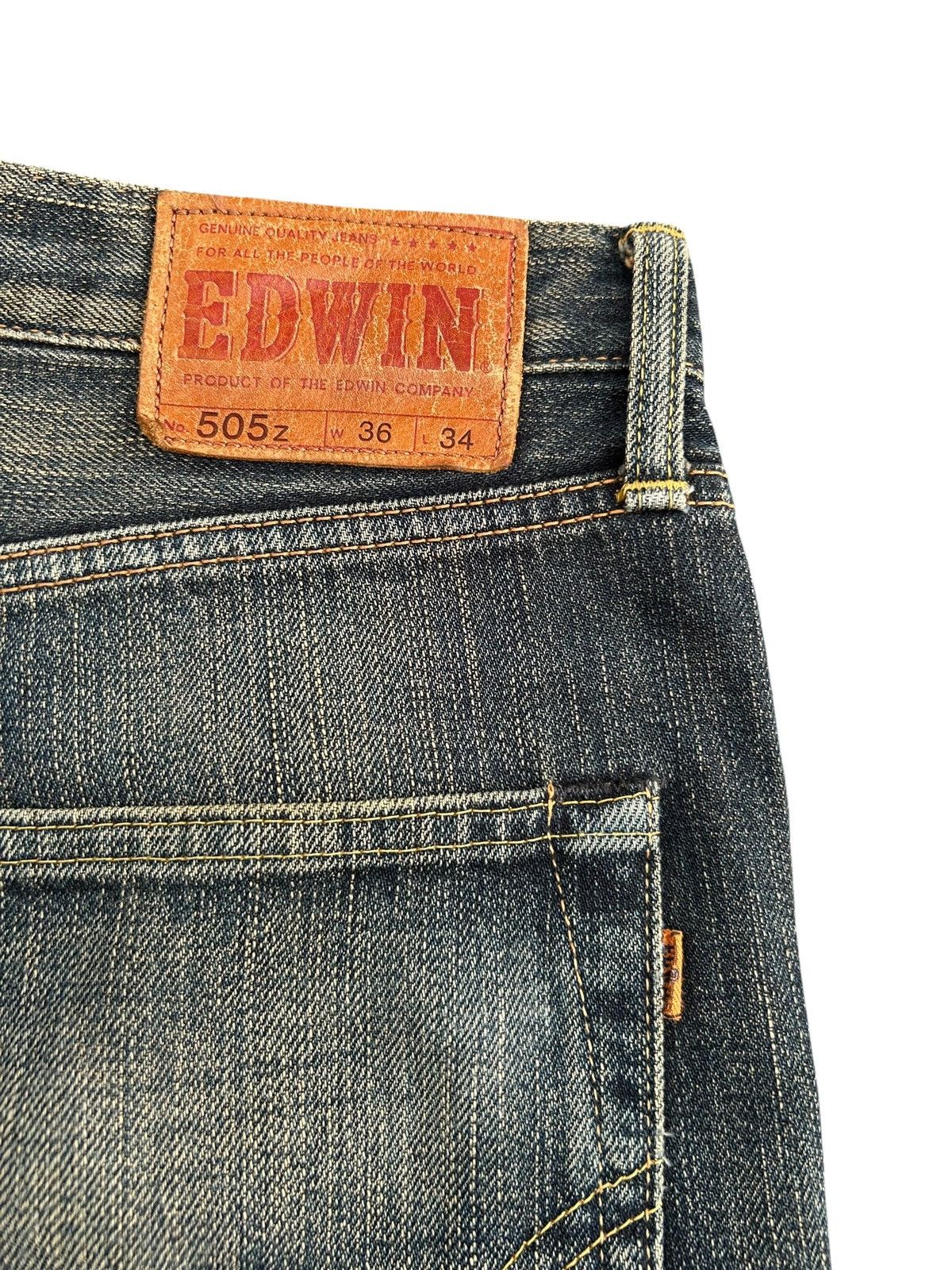 Kapital Vintage Edwin 505z Selvedge Rusty Mud Wash Denim Jeans Size US 37 - 11 Thumbnail