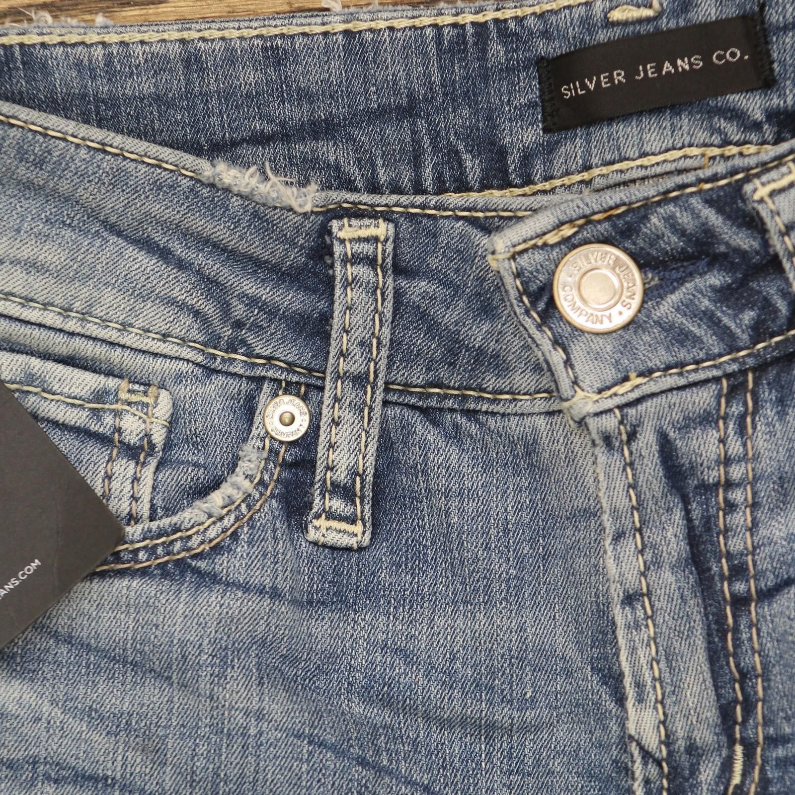Silver Jeans Co. Silver Jeans Co. Capri Jeans Luxe Stretch Indigo Blue 25x23 Size 25" / US 0 / IT 36 - 4 Thumbnail