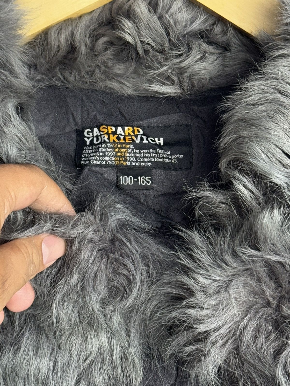 If Six Was Nine ASYMMETRICAL FUR SUEDE JACKET SEDITIONARIES PUNK STYLE Size US M / EU 48-50 / 2 - 5 Thumbnail