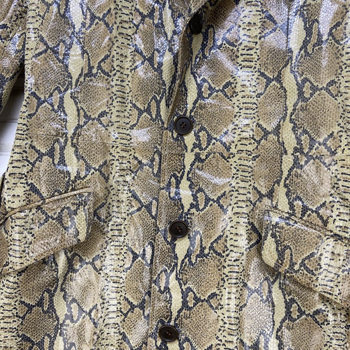 Tornado Mart Tornado Mart Python Long Coat Pig Skin Size US XS / EU 42 / 0 - 9 Thumbnail