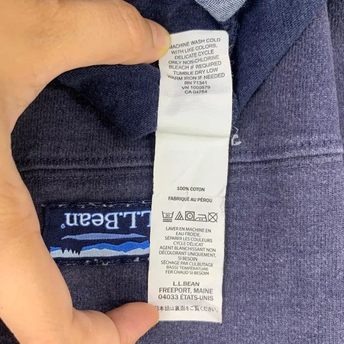 L.L. Bean Vintage L.L. BEAN USA Natural Indigo Dyed Sun Faded Size US XXL / EU 58 / 5 - 5 Thumbnail